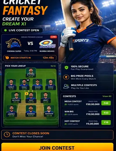ComeWin (come win) fantasy cricket & matchday visual 3